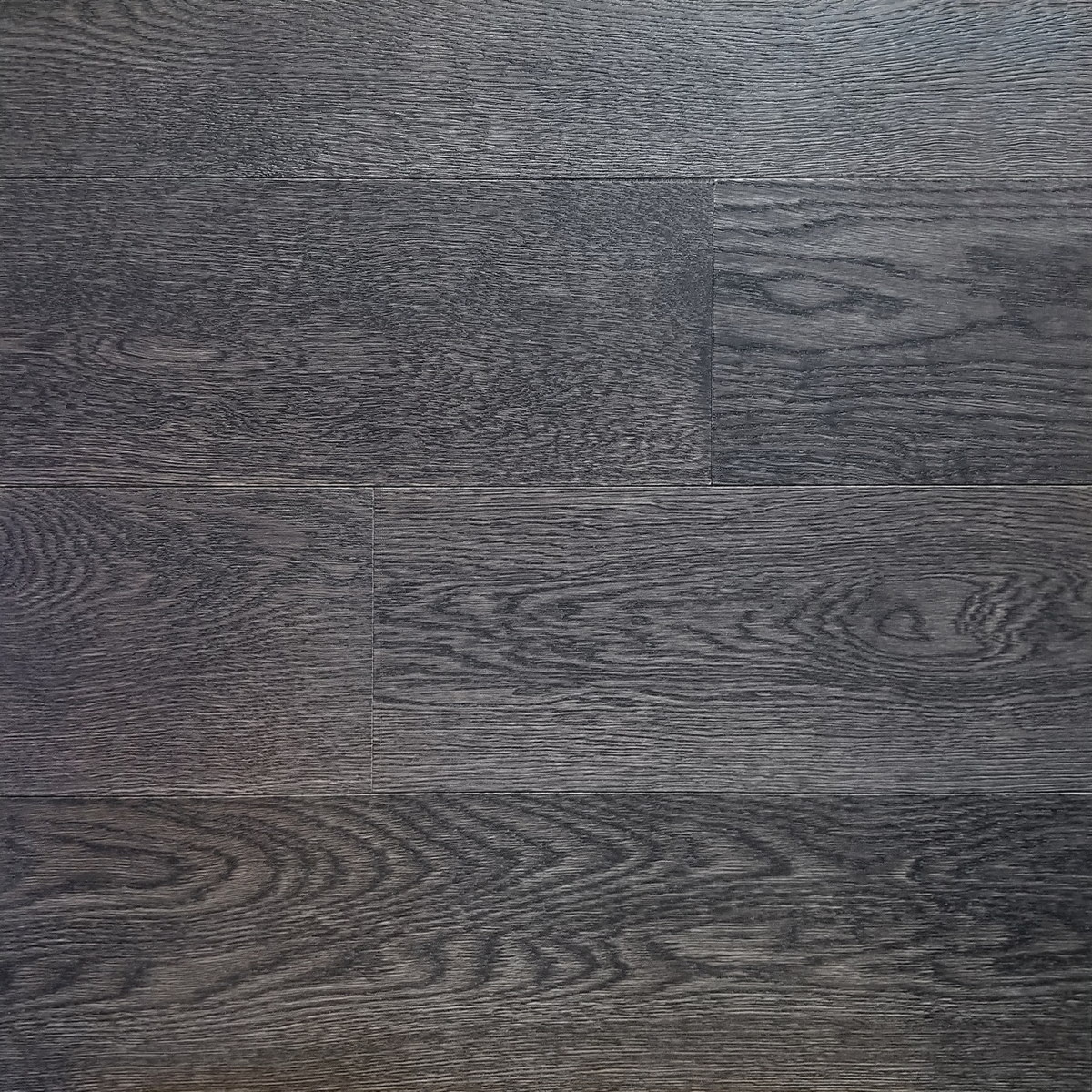 Black Gray White Oak Swiss Nickel, Gray Engineered Hardwood Flooring