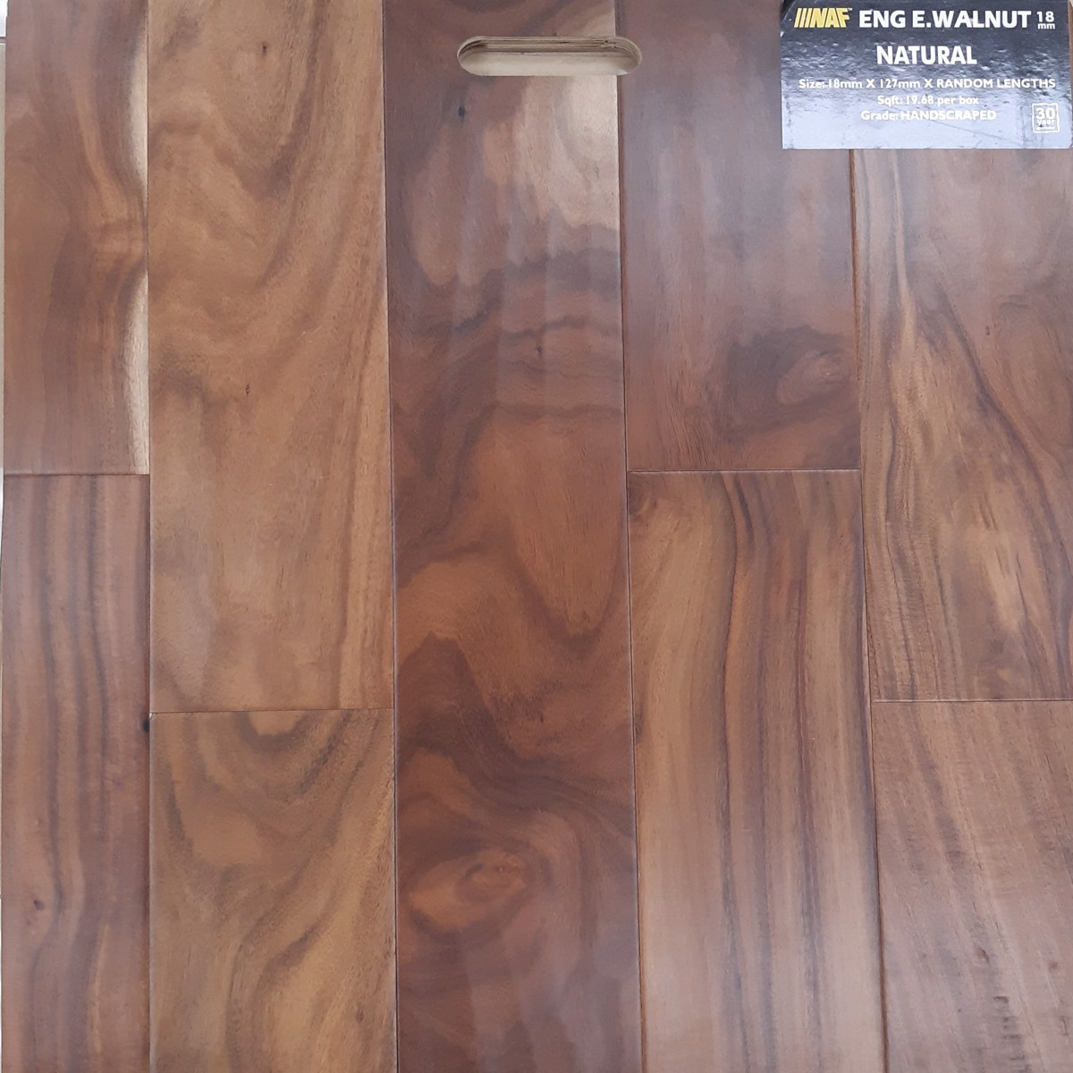 Natural Exotic Walnut Naf 5, How Much Hardwood Flooring In A Box