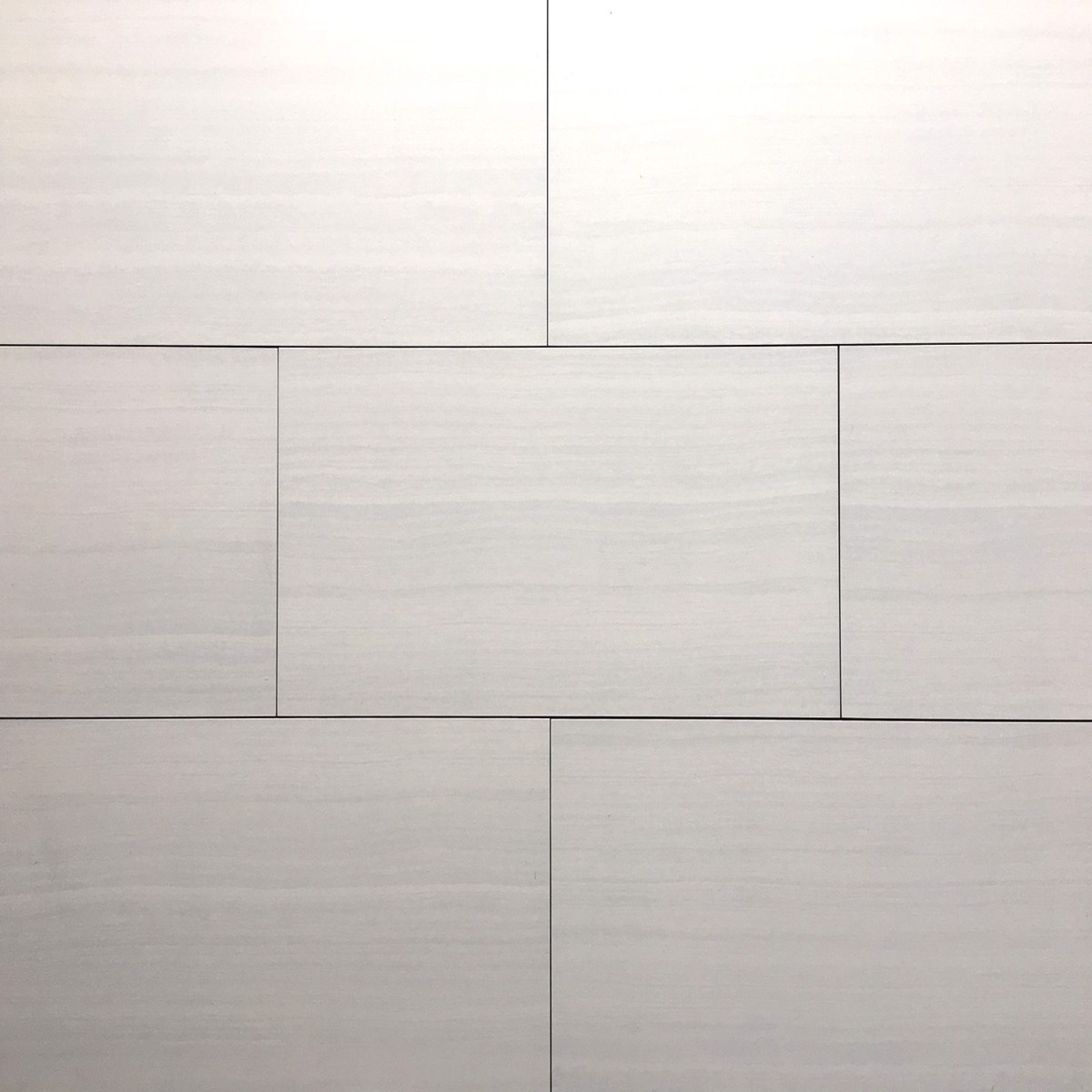 12"x24" White SerenitySmooth Matte Floor & Wall Ceramic & Stone